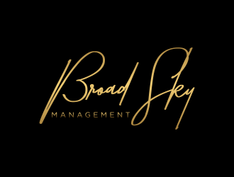 Broad Sky Management logo design by menanagan