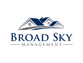 Broad Sky Management logo design by puthreeone