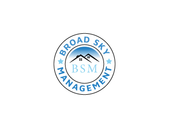 Broad Sky Management logo design by aryamaity