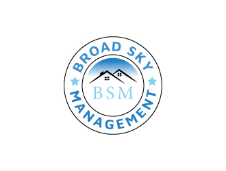 Broad Sky Management logo design by aryamaity