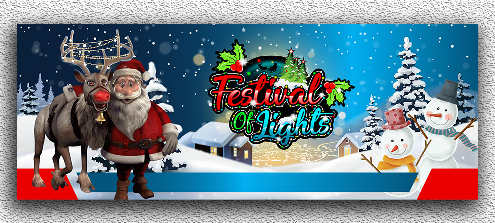 Festival Of Lights logo design by Gelotine