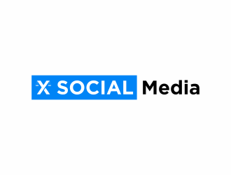 X Social Media logo design by christabel