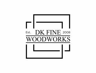 DK Fine Woodworks logo design by ayda_art