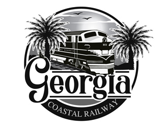 Georgia Coastal Railway logo design by DreamLogoDesign