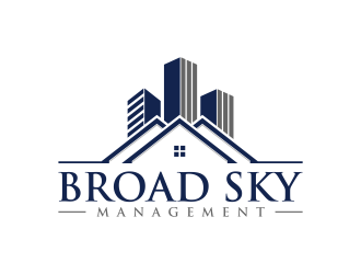 Broad Sky Management logo design by GassPoll