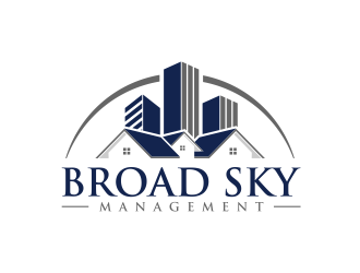 Broad Sky Management logo design by GassPoll