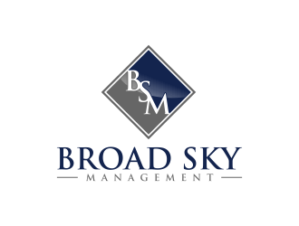 Broad Sky Management logo design by GassPoll