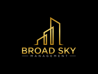 Broad Sky Management logo design by GassPoll