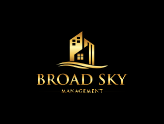 Broad Sky Management logo design by luckyprasetyo