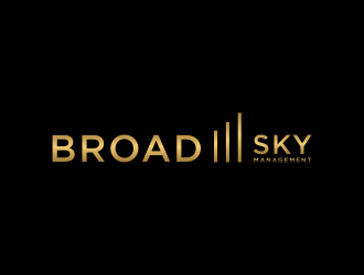 Broad Sky Management logo design by menanagan