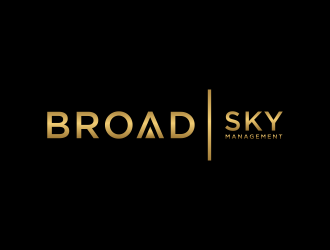 Broad Sky Management logo design by menanagan