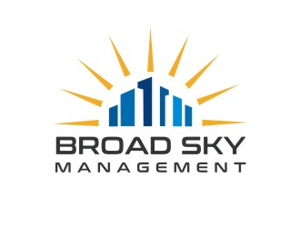 Broad Sky Management logo design by maspion