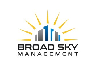 Broad Sky Management logo design by maspion