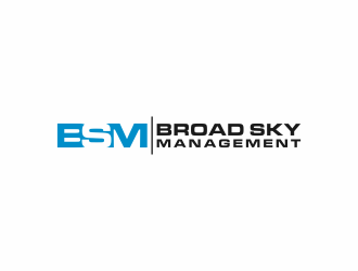 Broad Sky Management logo design by y7ce