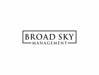 Broad Sky Management logo design by y7ce