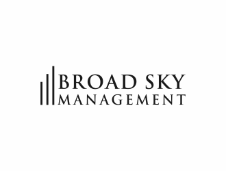 Broad Sky Management logo design by y7ce