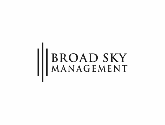 Broad Sky Management logo design by y7ce