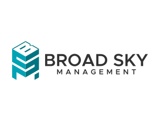 Broad Sky Management logo design by Panara