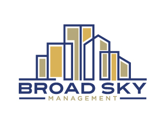 Broad Sky Management logo design by Sandip