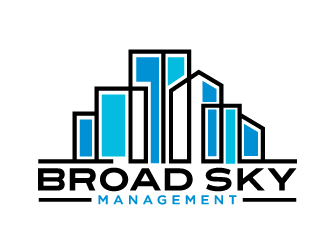 Broad Sky Management logo design by Sandip