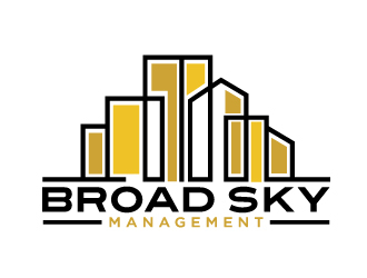 Broad Sky Management logo design by Sandip