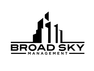 Broad Sky Management logo design by Sandip