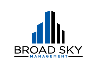 Broad Sky Management logo design by Sandip