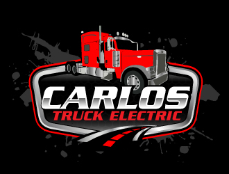 Carlos Truck Electric logo design by AamirKhan