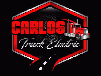 Carlos Truck Electric logo design by Suvendu