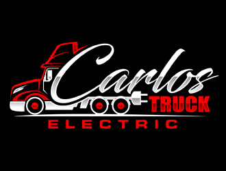 Carlos Truck Electric logo design by DreamLogoDesign