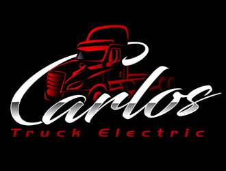 Carlos Truck Electric logo design by DreamLogoDesign