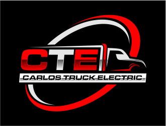 Carlos Truck Electric logo design by evdesign