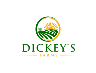 Dickey Farms logo design by GassPoll