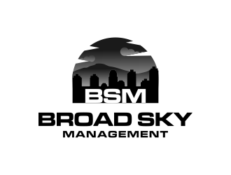 Broad Sky Management logo design by dodihanz