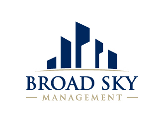 Broad Sky Management logo design by akilis13