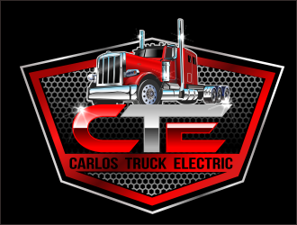 Carlos Truck Electric logo design by bosbejo