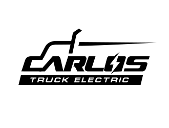 Carlos Truck Electric logo design by Rossee