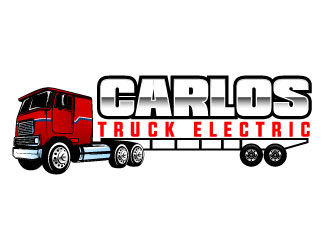 Carlos Truck Electric logo design by daywalker