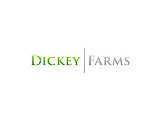 Dickey Farms logo design by alby