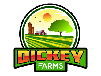 Dickey Farms logo design by Suvendu