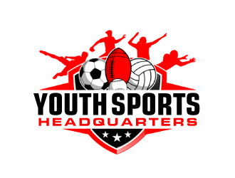 Youth Sports Headquarters logo design by AamirKhan