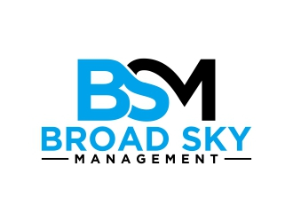 Broad Sky Management logo design by josephira