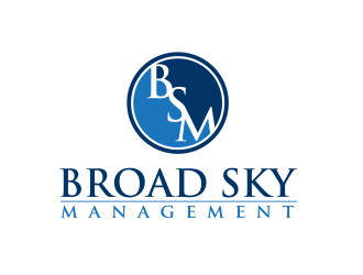 Broad Sky Management logo design by serprimero