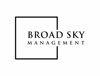 Broad Sky Management logo design by menanagan