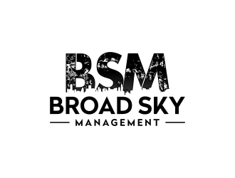 Broad Sky Management logo design by RIANW