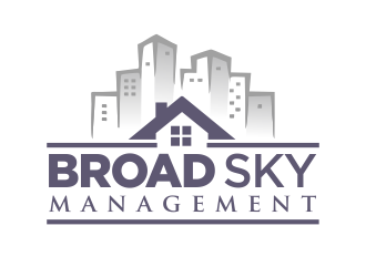 Broad Sky Management logo design by YONK