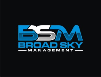 Broad Sky Management logo design by josephira