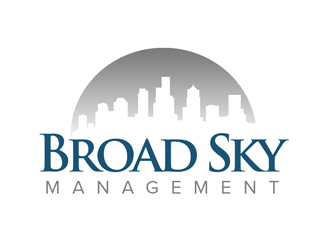 Broad Sky Management logo design by kunejo