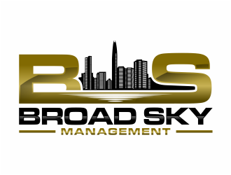 Broad Sky Management logo design by mutafailan