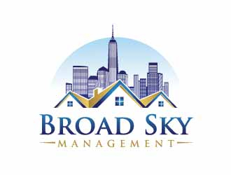 Broad Sky Management logo design by usef44